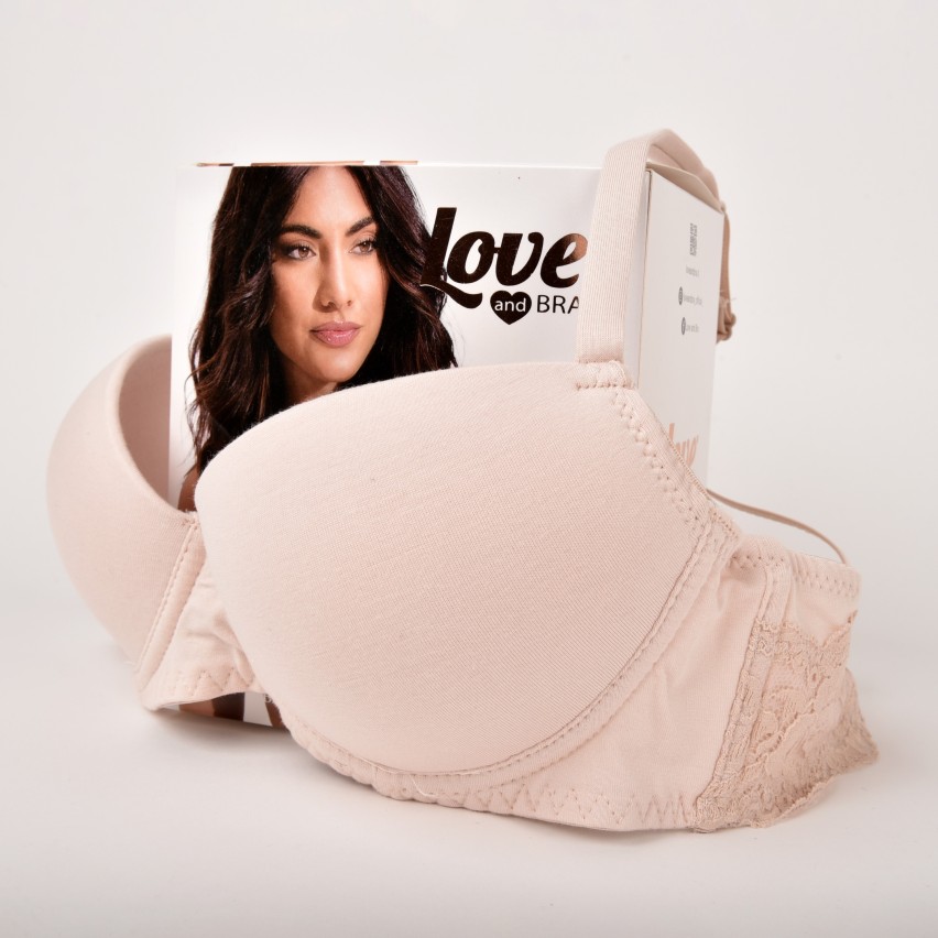 Reggiseno balconcino Love and Bra Lole in cotone elasticizzato con ferretto
