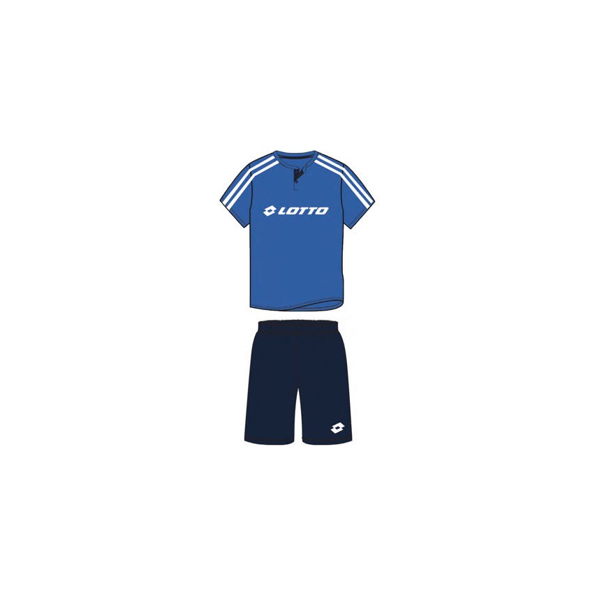 Pigiama ragazzo Lotto LP8027 corto cotone bluette