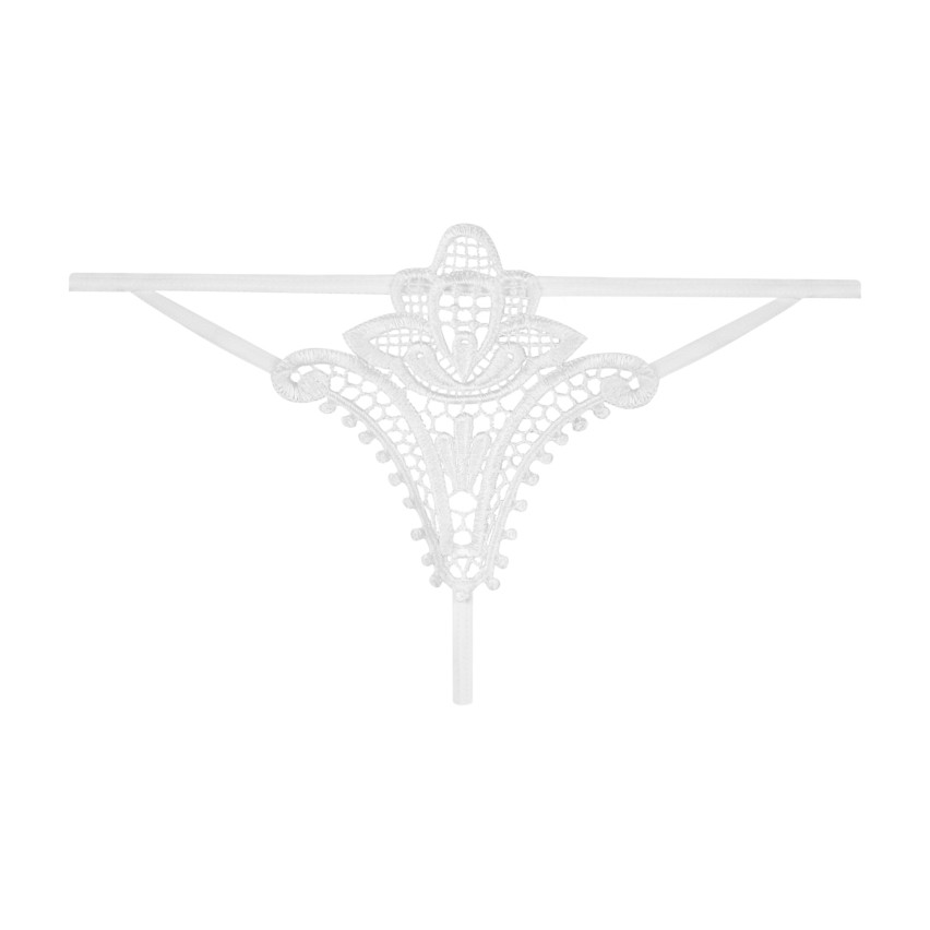 Perizoma sexy hot Obsessive Luiza thong bianco