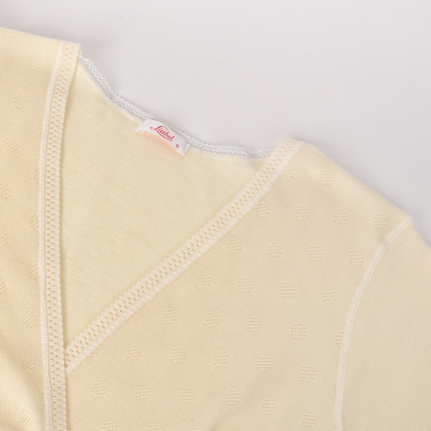 Maglia intima donna Liabel 016756 formaseno mezza manica misto lana