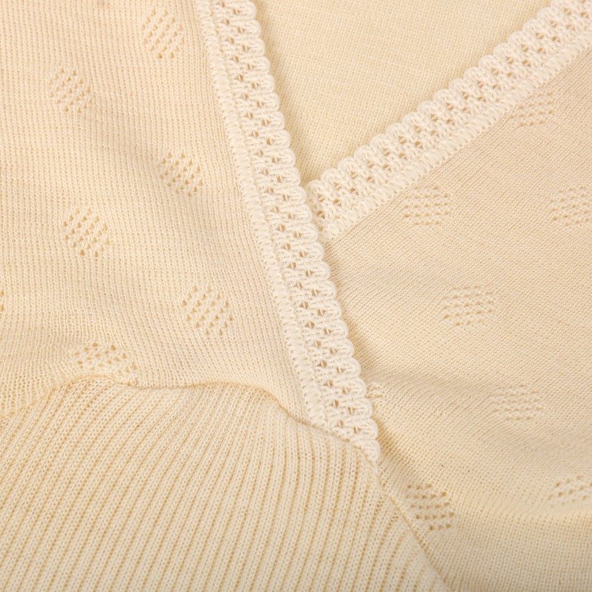 Maglia intima donna Liabel 016766 incrocio manica lunga 80% lana