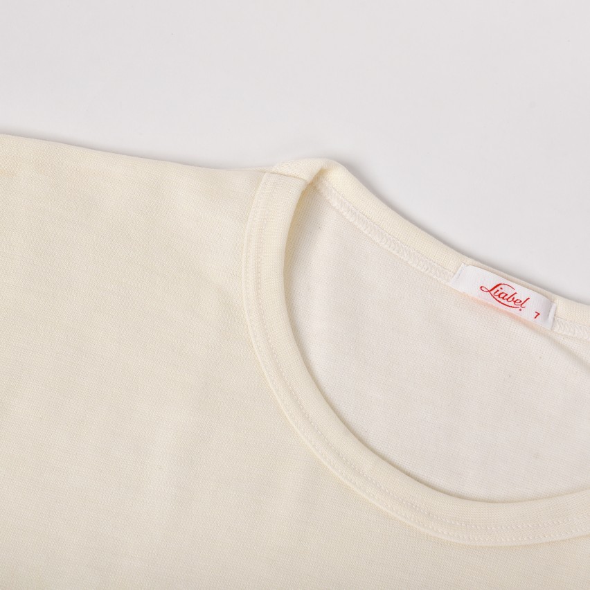 Maglia intima uomo girocollo Liabel mezza manica lana cotone 0532123