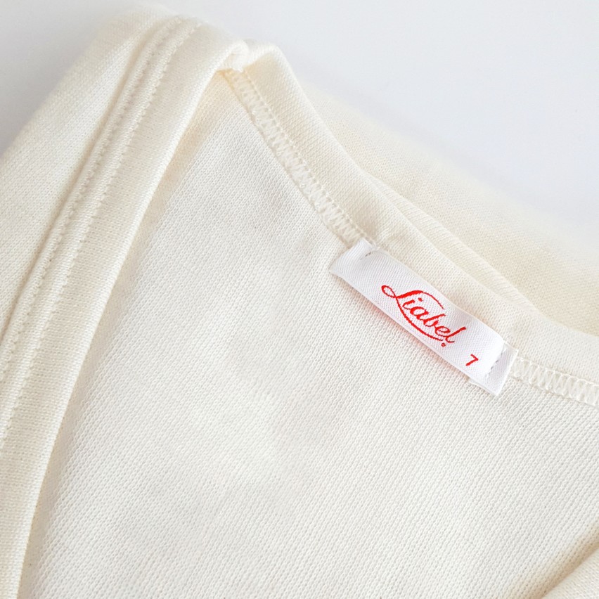 Maglia uomo lana Liabel a punta manica corta 0532153 lana cotone