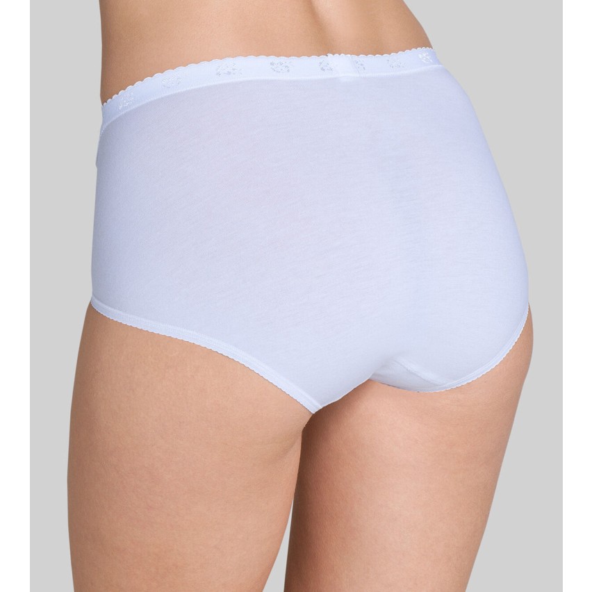 Slip donna Sloggi maxi chic cotone e pizzo 4 pezzi