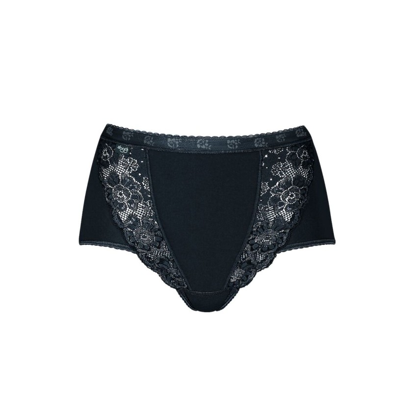 Slip donna Sloggi maxi chic cotone e pizzo 4 pezzi