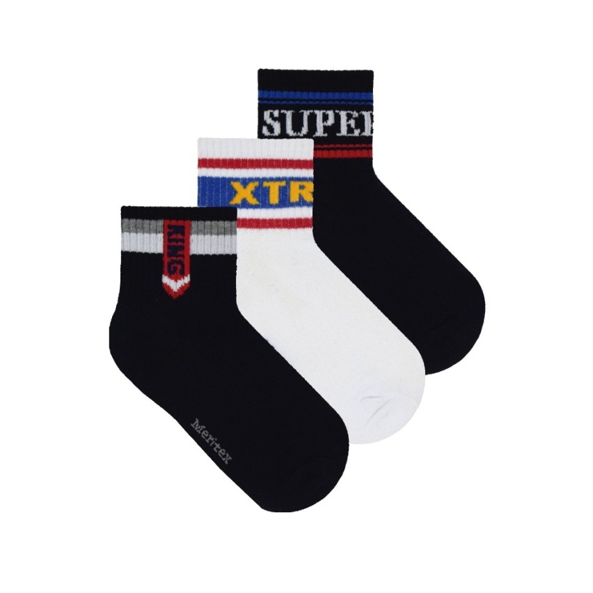 Meritex Calzini corti Bambino 7071 in cotone 6 paia