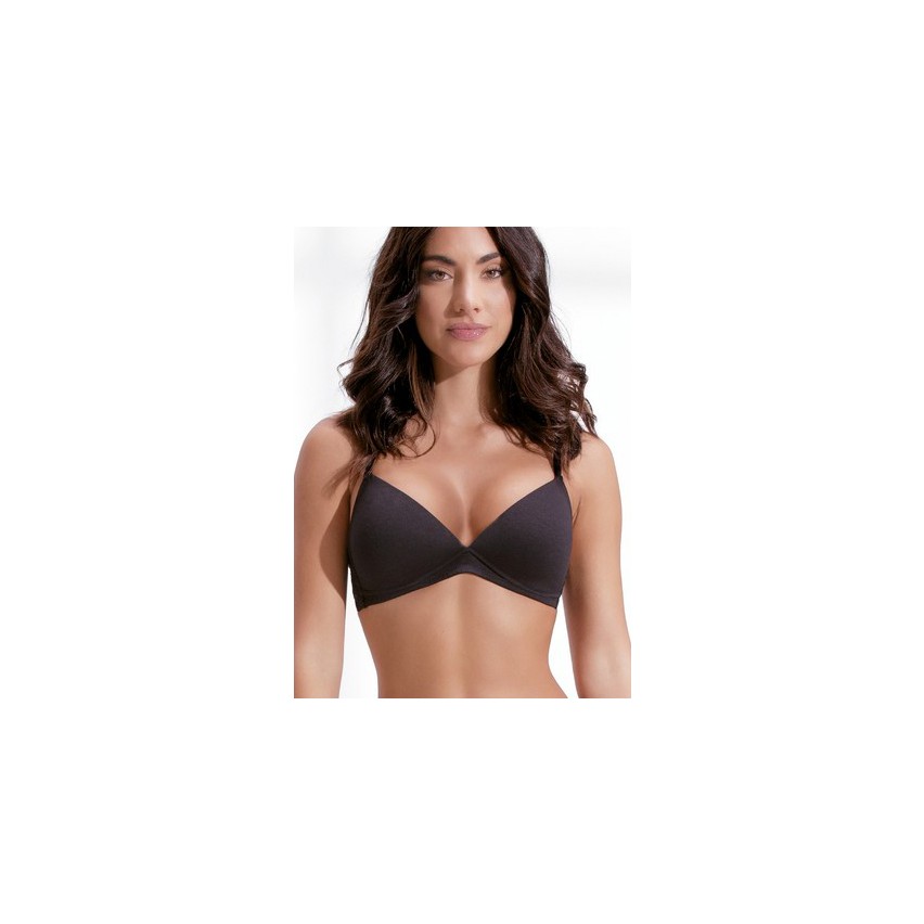 Reggiseno a triangolo Love and Bra Mia in cotone elasticizzato senza ferretto