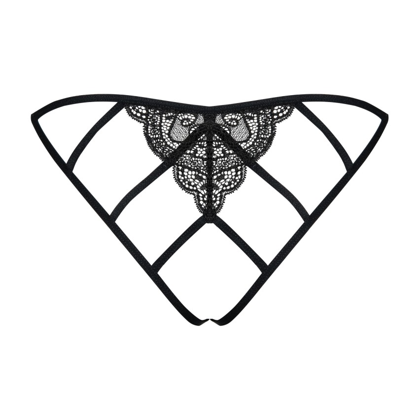 Sexy panty hot cavallo aperto Obsessive Miamor panties nero