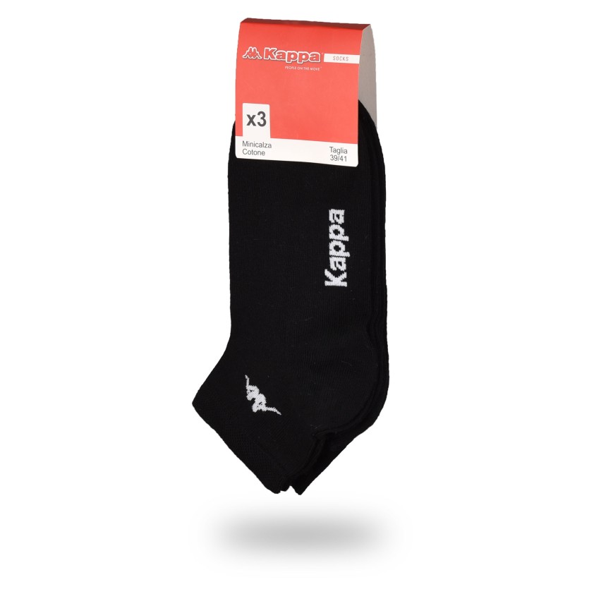 Calzini uomo donna Kappa k004 cotone elasticizzato 3 paia 