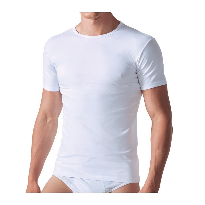 Maglia Rossoporpora MU001 mezza manica paricollo cotone 3 pz