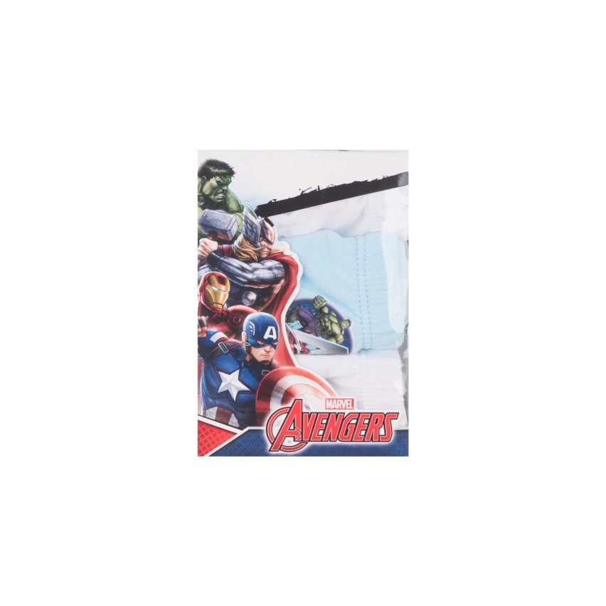 Slip da bambino Avengers assortito in 100% cotone 3 pezzi 