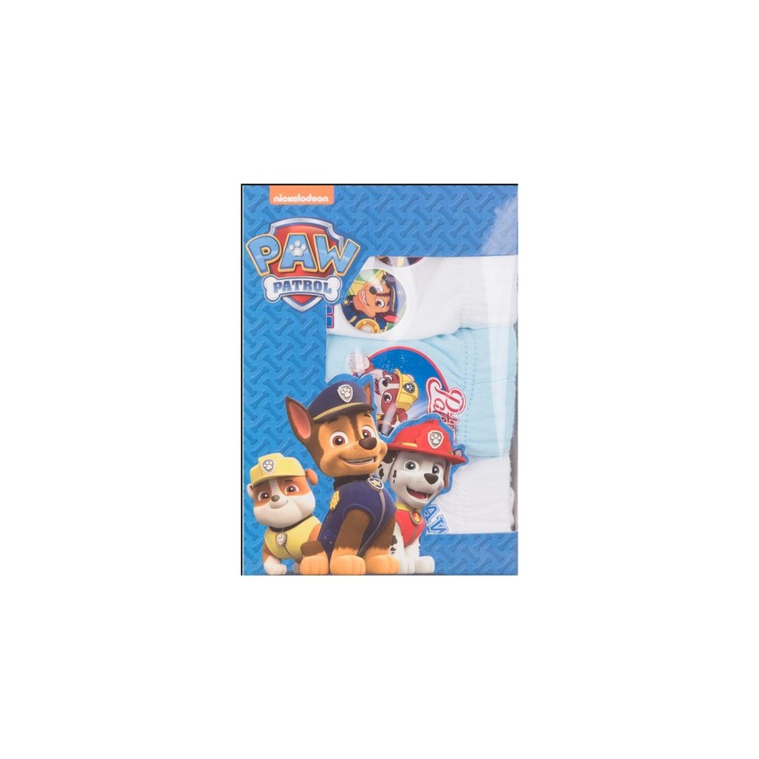 Slip da bambino Paw Patrol assortiti in 100% cotone 3 pezzi 