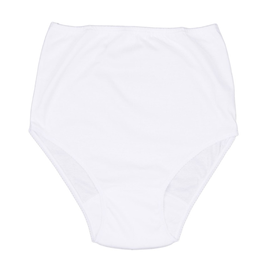 Slip da donna tradizionali cotone Fisafil bordo pizzo 6pz