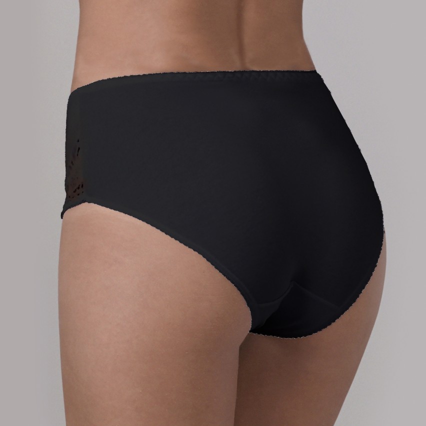 Culotta contenitiva Lovelygirl 1321 in cotone elasticizzato con pizzo