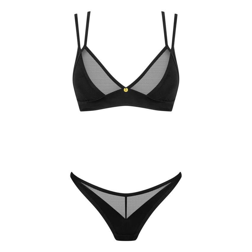 Coordinato con rete reggiseno + perizoma Obsessive Nesari 