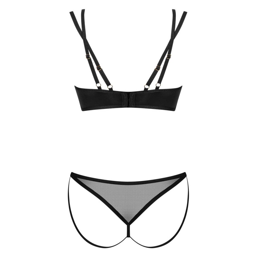 Coordinato con rete reggiseno + perizoma Obsessive Nesari 