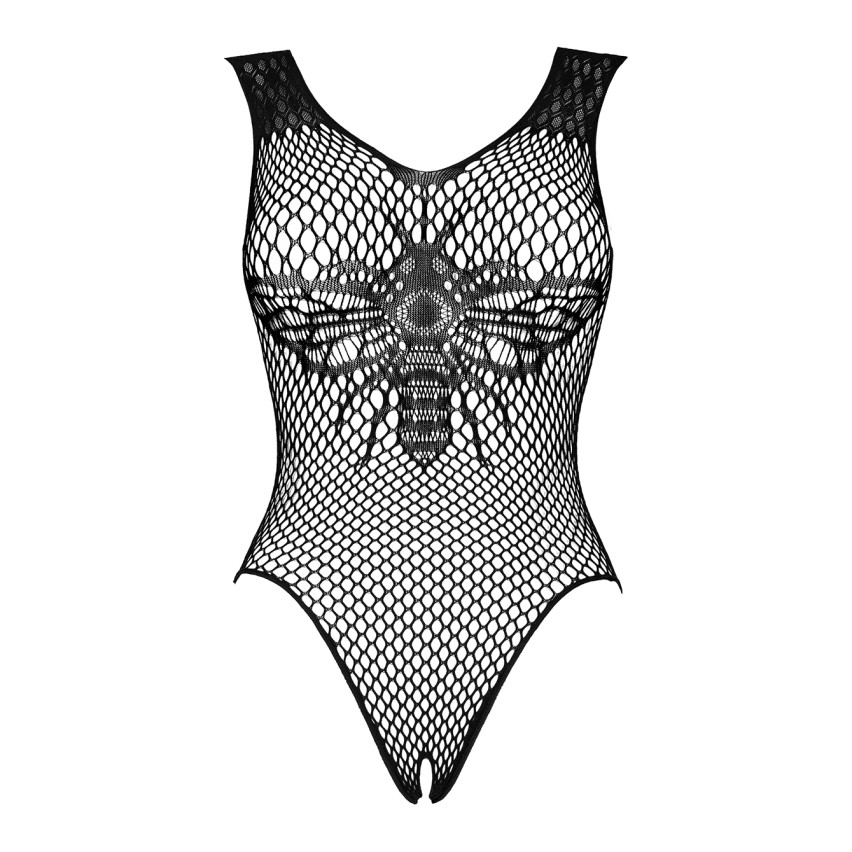 Body a rete con cavallo aperto intimo sexy Obsessive B134