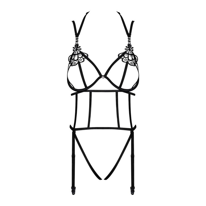 Body con ferretto aperto teddy crotchless Badossa Obsessive