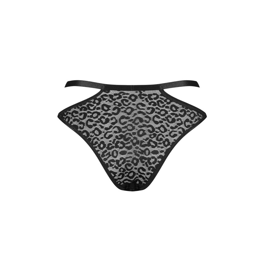 Sexy slip animalier con cinghie Obsessive Bagirela panties