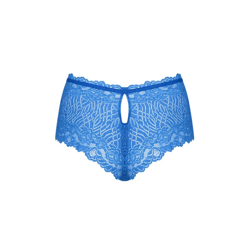 Obsessive shorties sexy Bluellia in pizzo blu