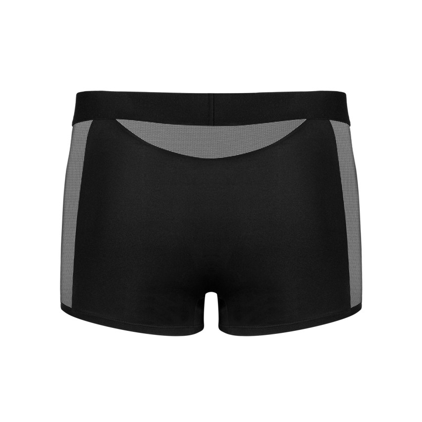 Boxer shorts uomo nero microfibra intimo sexy Boldero Obsessive