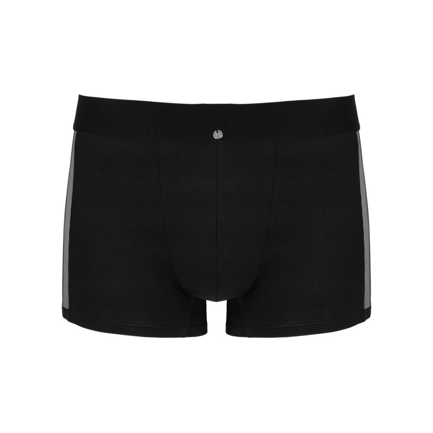 Boxer shorts uomo nero microfibra intimo sexy Boldero Obsessive