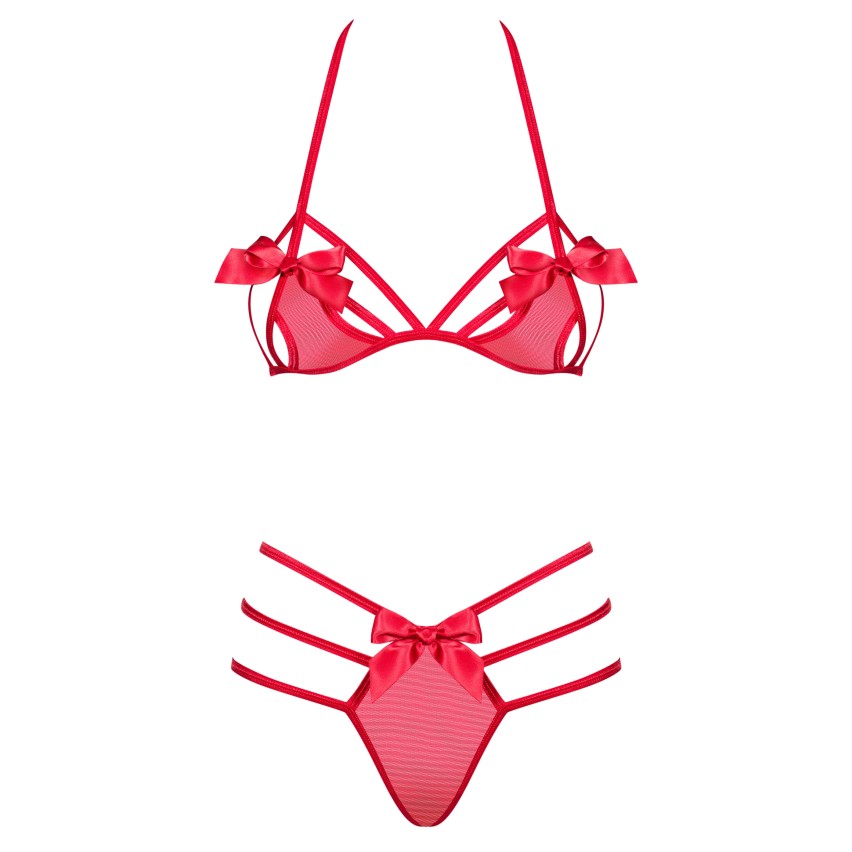 Perizoma Donna BUBBLELIME A Vita Bassa, Sportivi, Senza Cuciture Laterali, Confezione 6 Pezzi, Rosso, XS