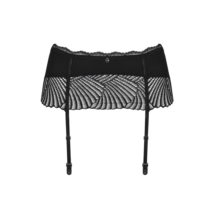 Reggicalze regolabile Obsessive Klarita garter belt nero sexy