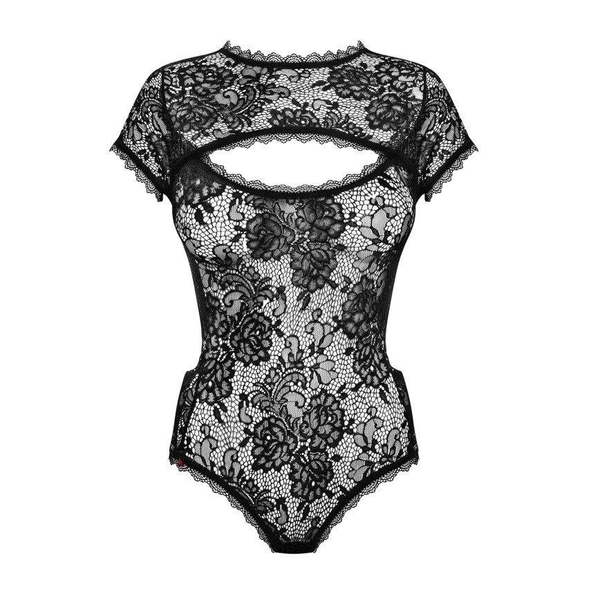 Body sottogiacca sexy pizzo donna Obsessive Peonesia teddy