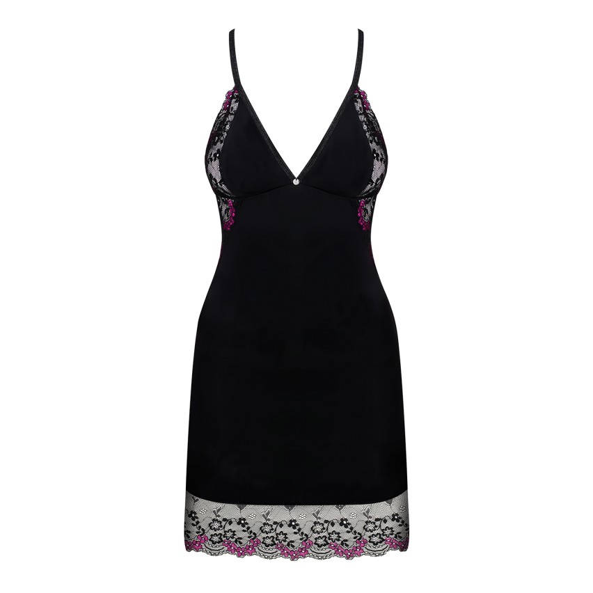 Sottoveste + perizoma Vanessme Obsessive pizzo sexy