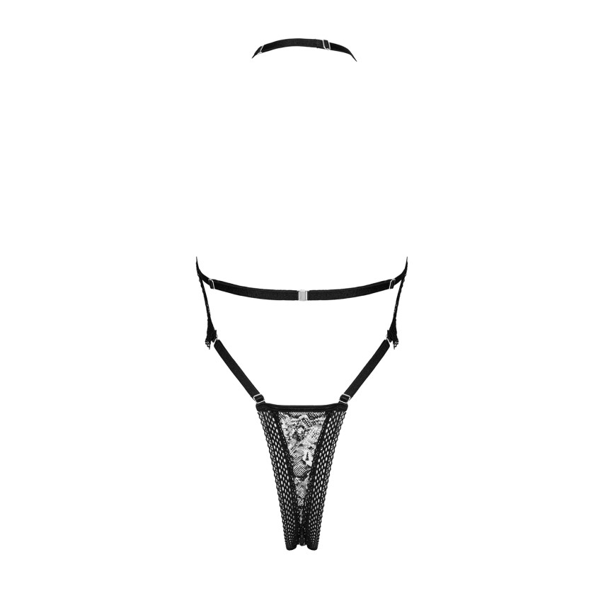 Body pitonato sgambato a perizoma Obsessive Xenita