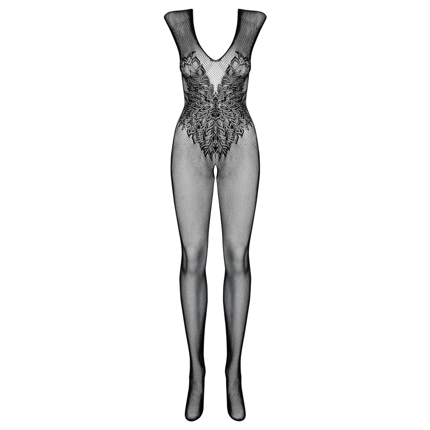 Tuta sexy a rete Bodystocking aperto Obsessive N112