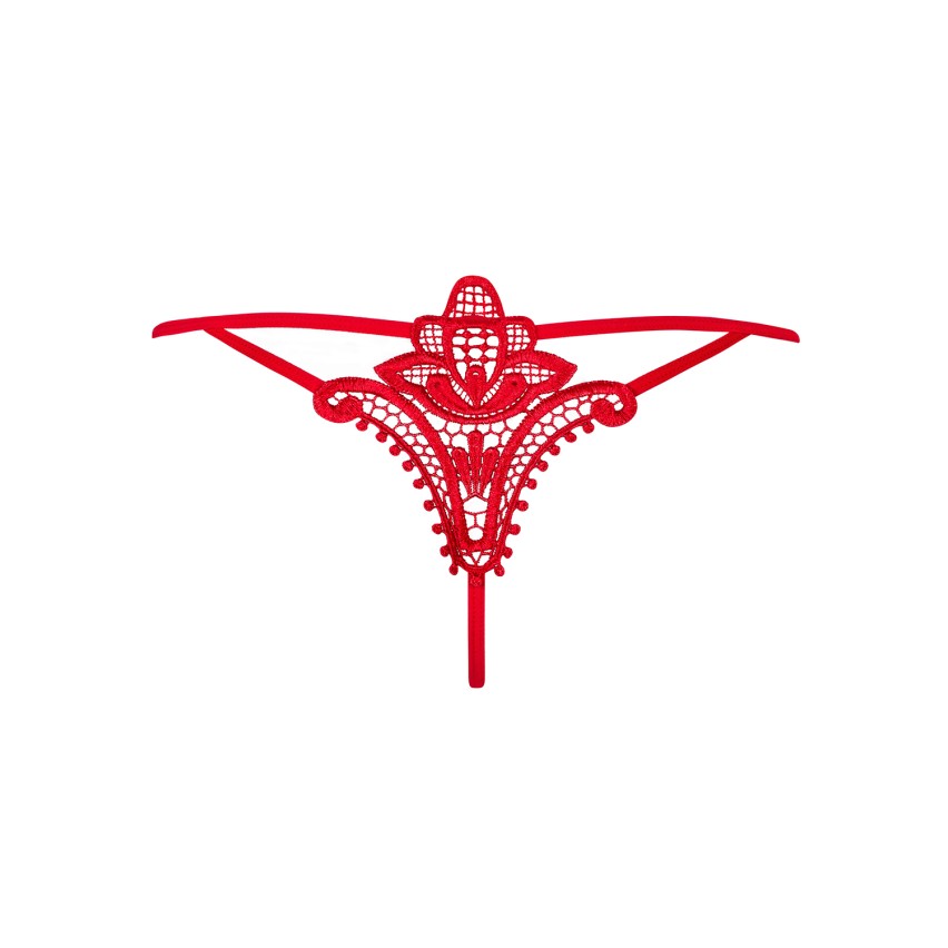 Perizoma donna sexy rosso Luiza Obsessive 