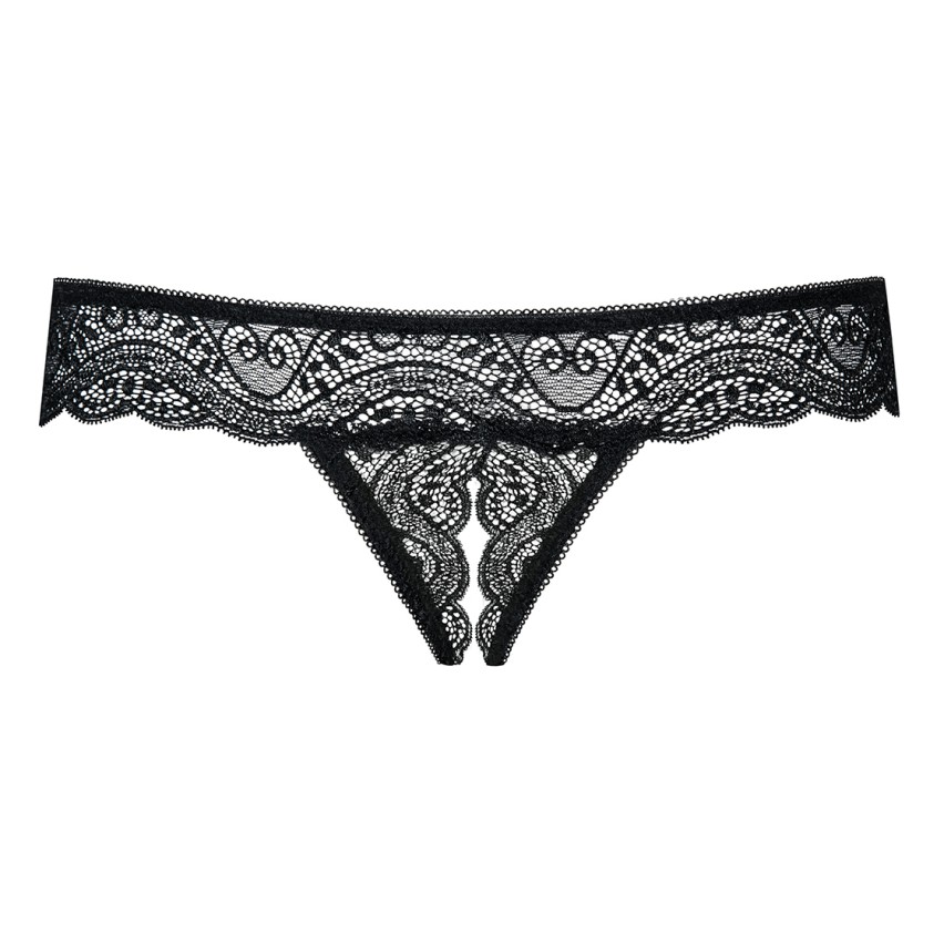 Sexy perizoma Obsessive Miamor Crotchless Thong cavallo aperto