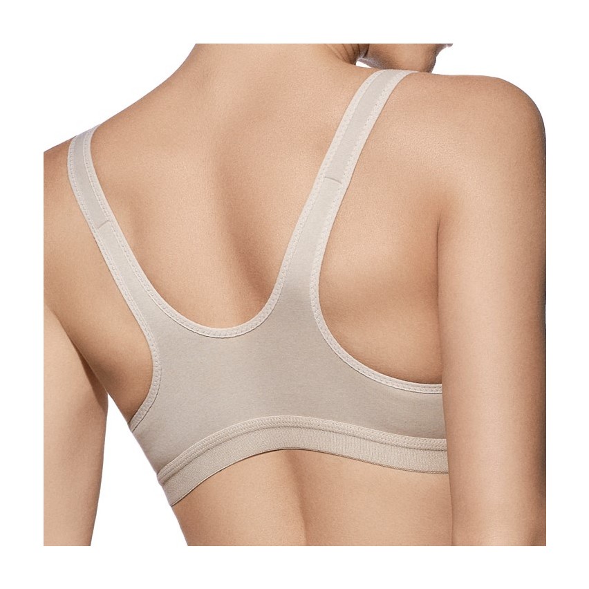 Reggiseno sportivo Selene Olimpia coppa B in cotone elasticizzato 