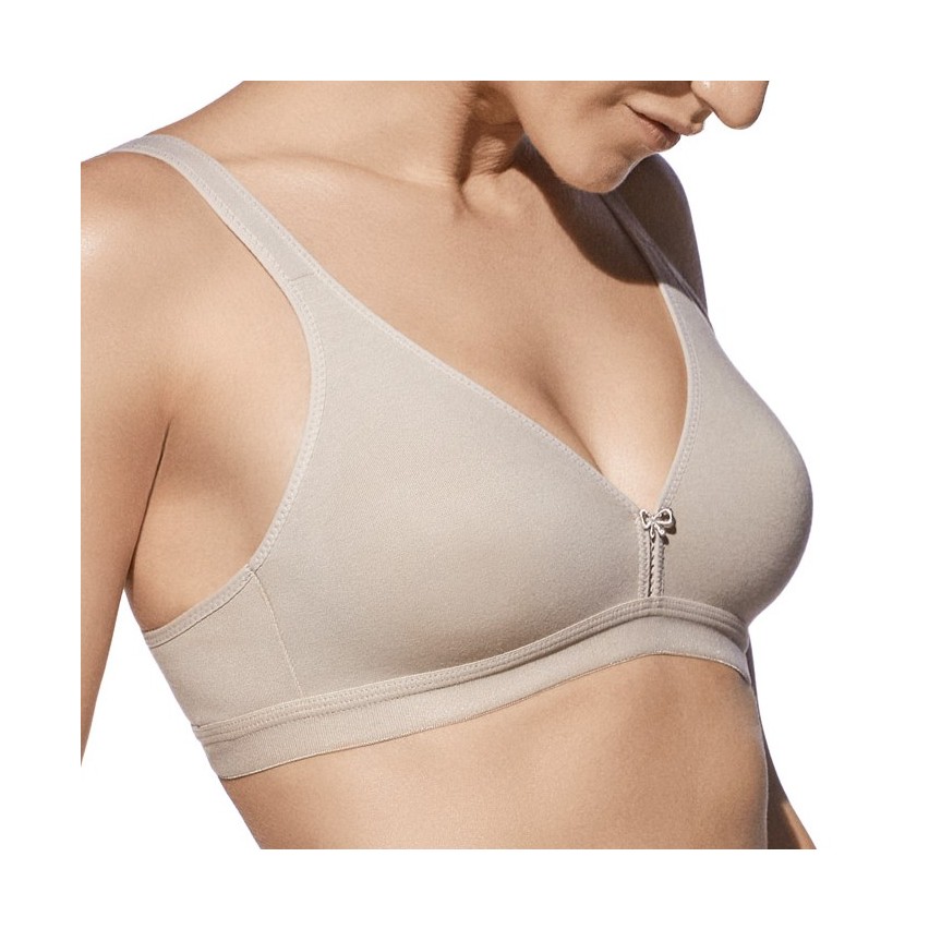 Reggiseno sportivo Selene Olimpia coppa B in cotone elasticizzato 