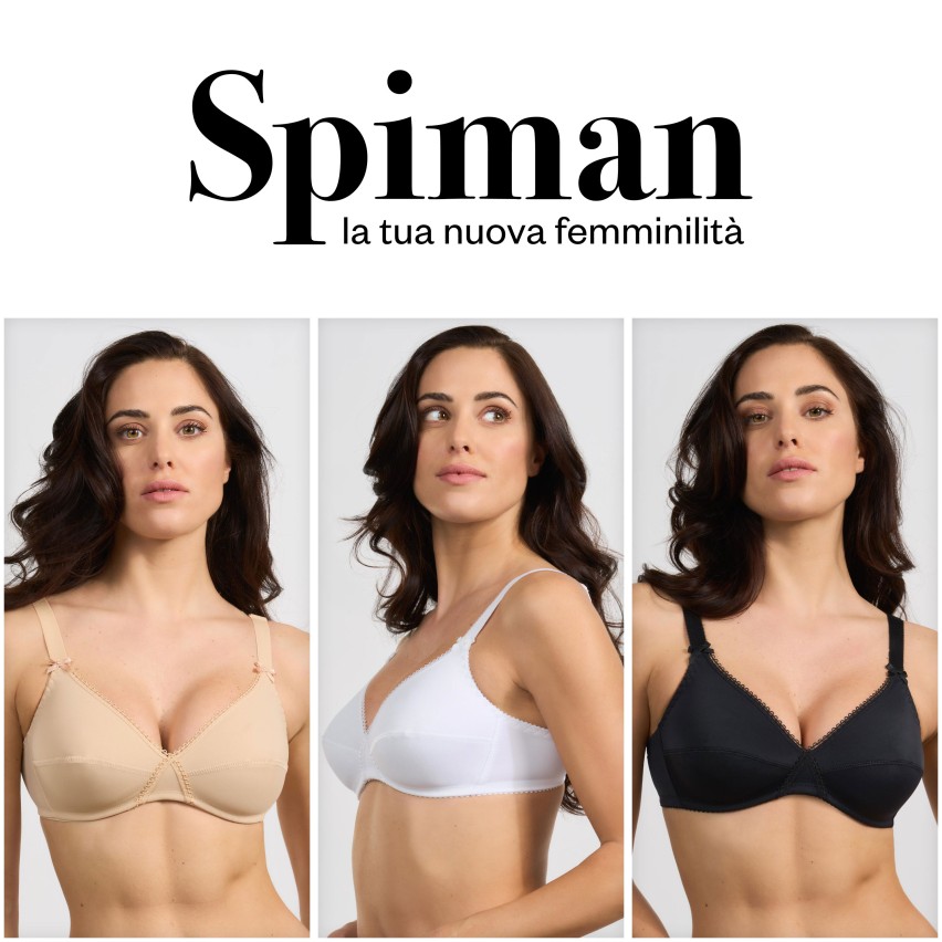 Reggiseno Spiman 2127 senza ferretto tessuto contenitivo