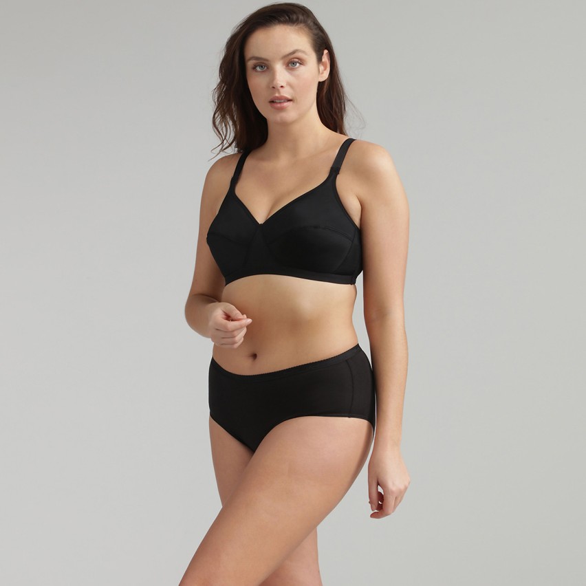 Reggiseno senza ferretto Playtex p00bd basic support in microfibra 