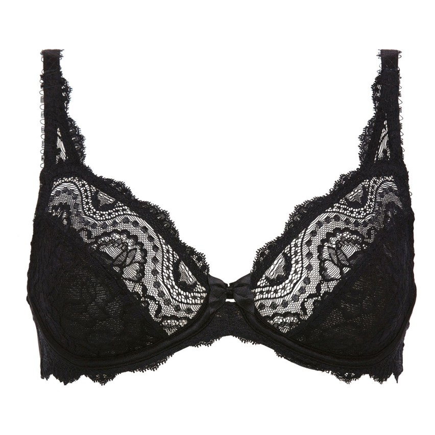 Reggiseno con ferretto Playtex flowery lace in pizzo 