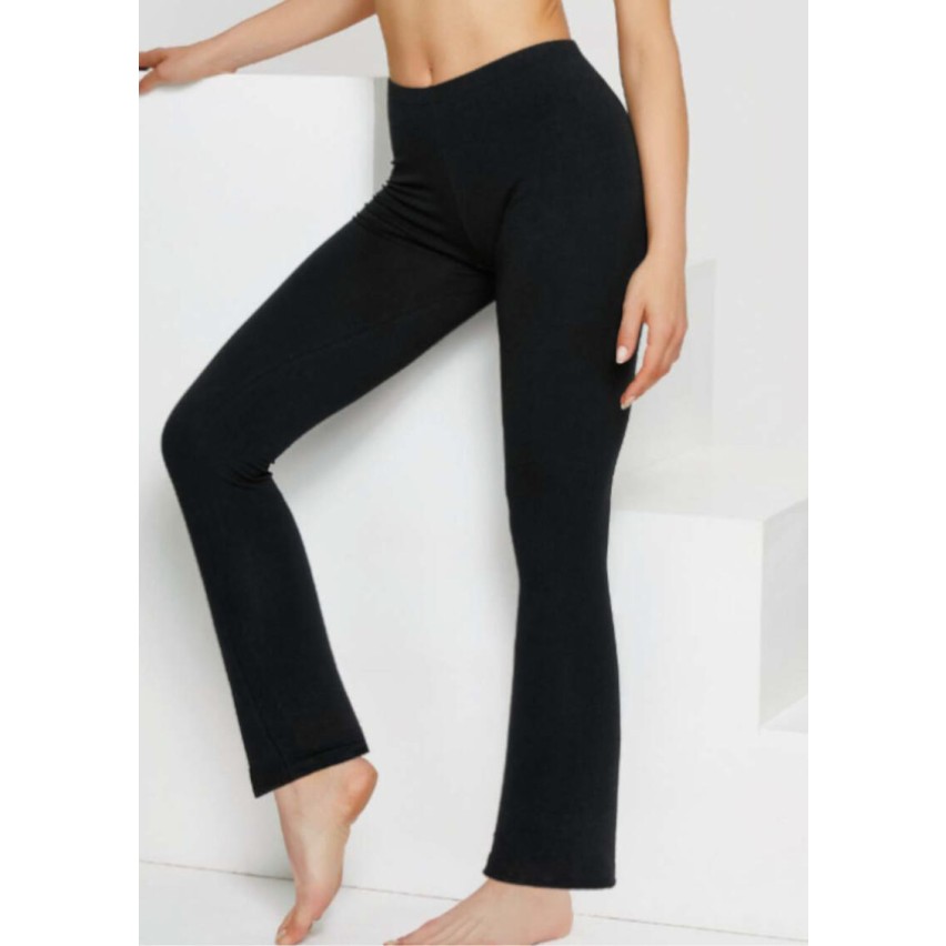 Pantaleggings cotone elasticizzato a zampa Jadea 4195