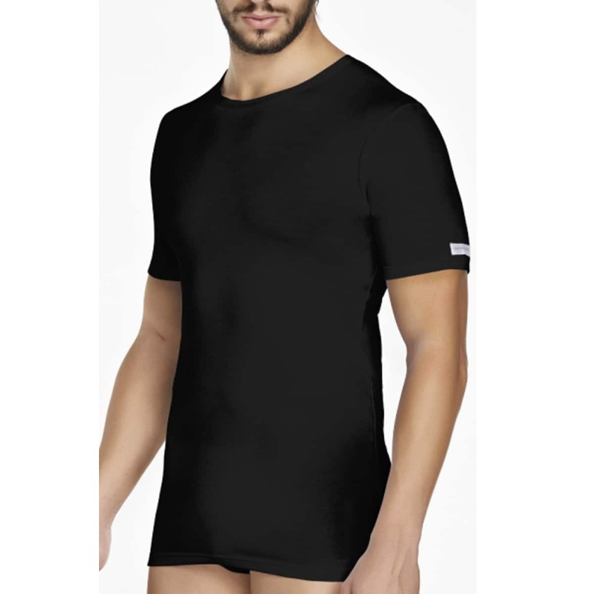 Maglia da uomo girocollo mezza manica Pierre cardin pcu100 cotone bi-elastico 
