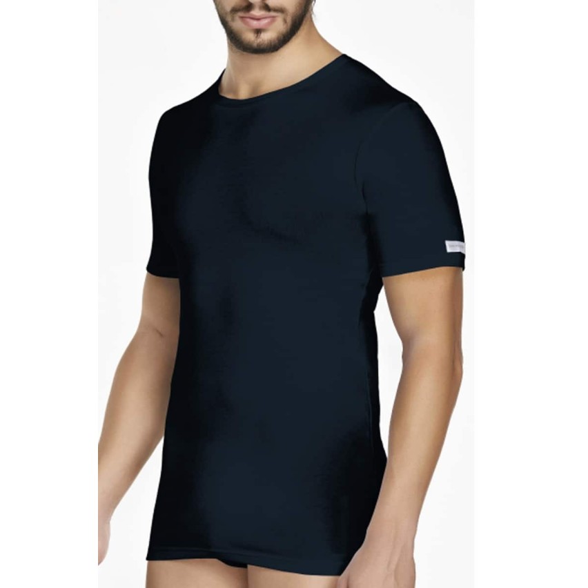Maglia da uomo girocollo mezza manica Pierre cardin pcu100 cotone bi-elastico 