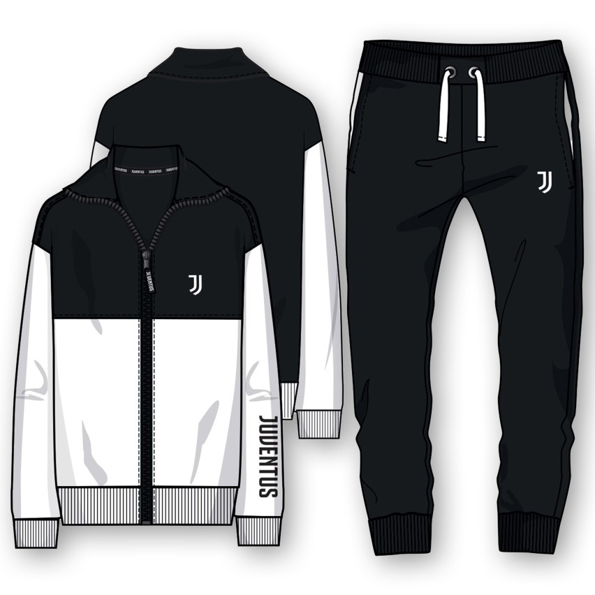 Tuta ufficale Juventus bambino uomo in cotone felpato 1110