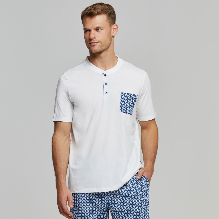 Pigiama uomo in cotone estivo Pompea Giuliano