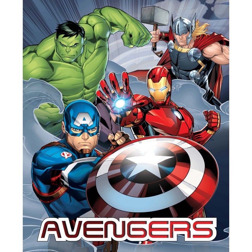 Plaid Avengers in caldo coral blanket stampa supereroi Marvel