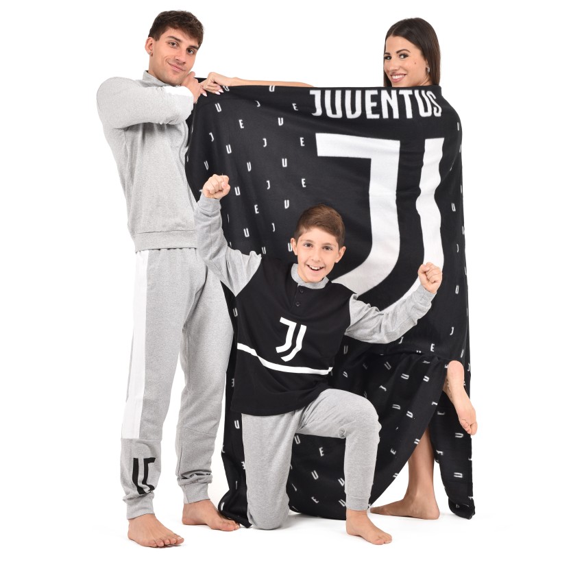 Plaid in pile ufficiale Juventus  invernale 150x210
