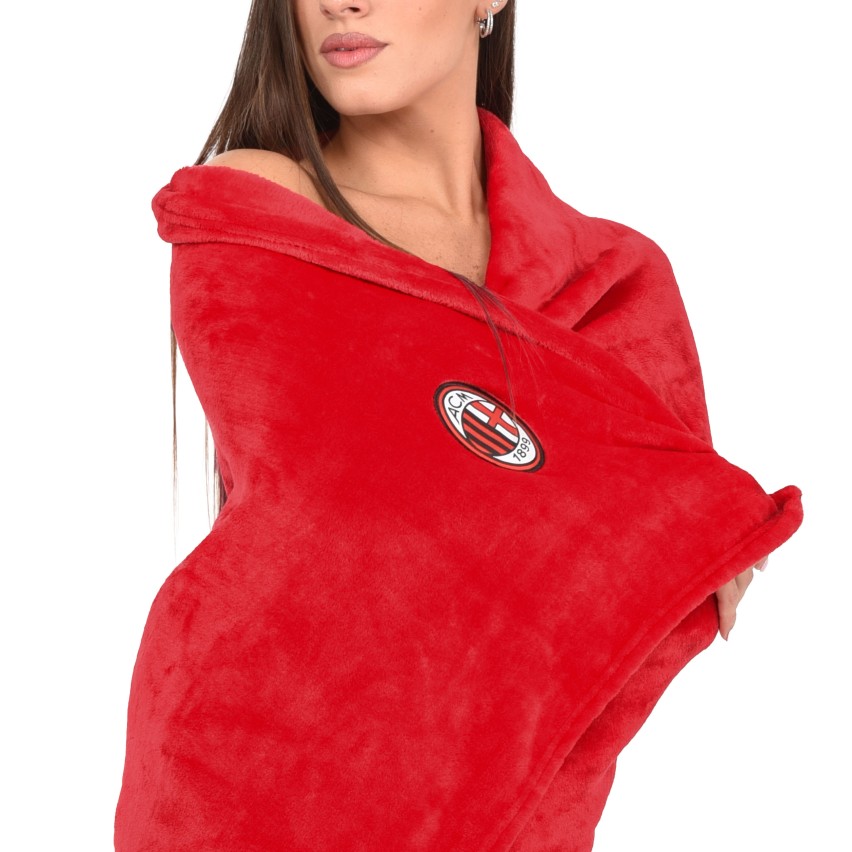 Plaid In Pile Coral Con Pon Pon | Morbido E Caldo 130x160 Cm | Coperta Decorativa Per Divano E Letto | Facile Da Lavare