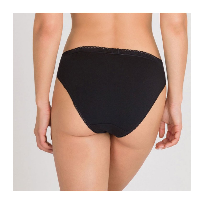 Slip donna sgambato Playtex P00BS in pizzo cotone elasticizzato 