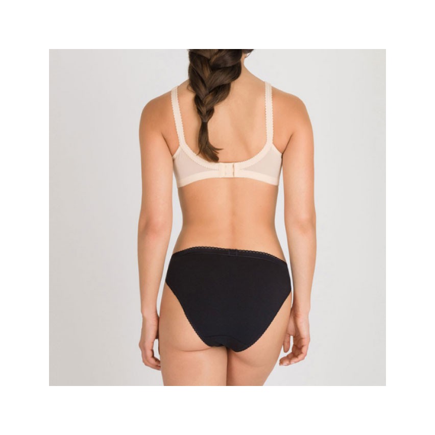 Slip donna sgambato Playtex P00BS in pizzo cotone elasticizzato 