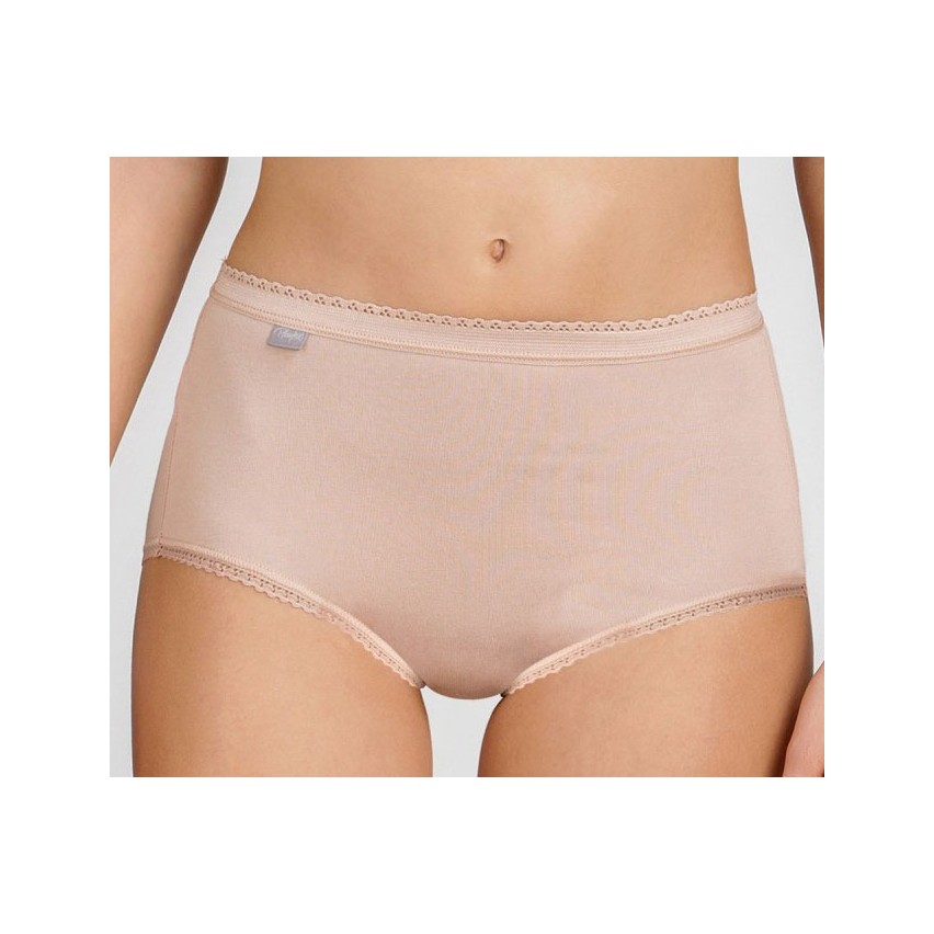 N.3 SLIP PLAYTEX IN COTONE MODELLO MIDI ART. P00BP COLORE BIANCO